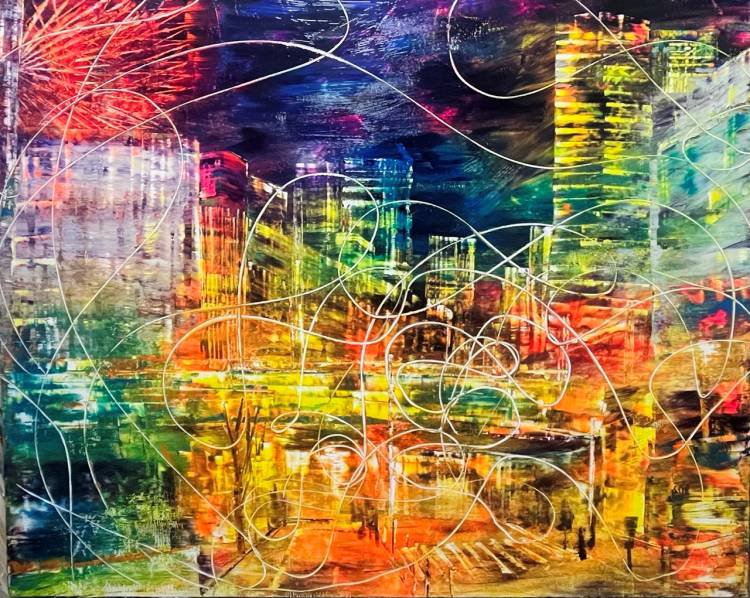 山崎雅未 「White noise」 （阪急メンズ大阪 コンテンポラリーアート