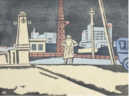 感情　 　1/5 限定5部　　版画　絵画作品　高見沢耳 木版画 葛飾北斎監修高見澤忠雄 昭和期 復刻版 本物保証