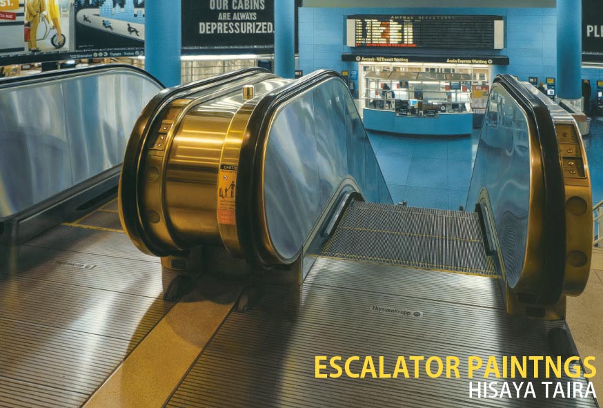 平久弥 「ESCALATOR PAINTINGS」 （Yoshiaki Inoue Gallery） ｜Tokyo