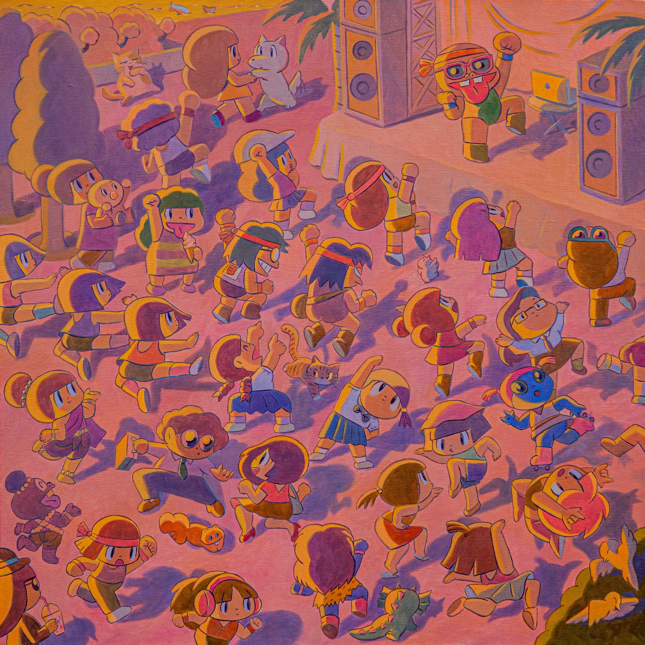 ウィスット・ポンニミット 「DANCE」 （OIL by 美術手帖ギャラリー