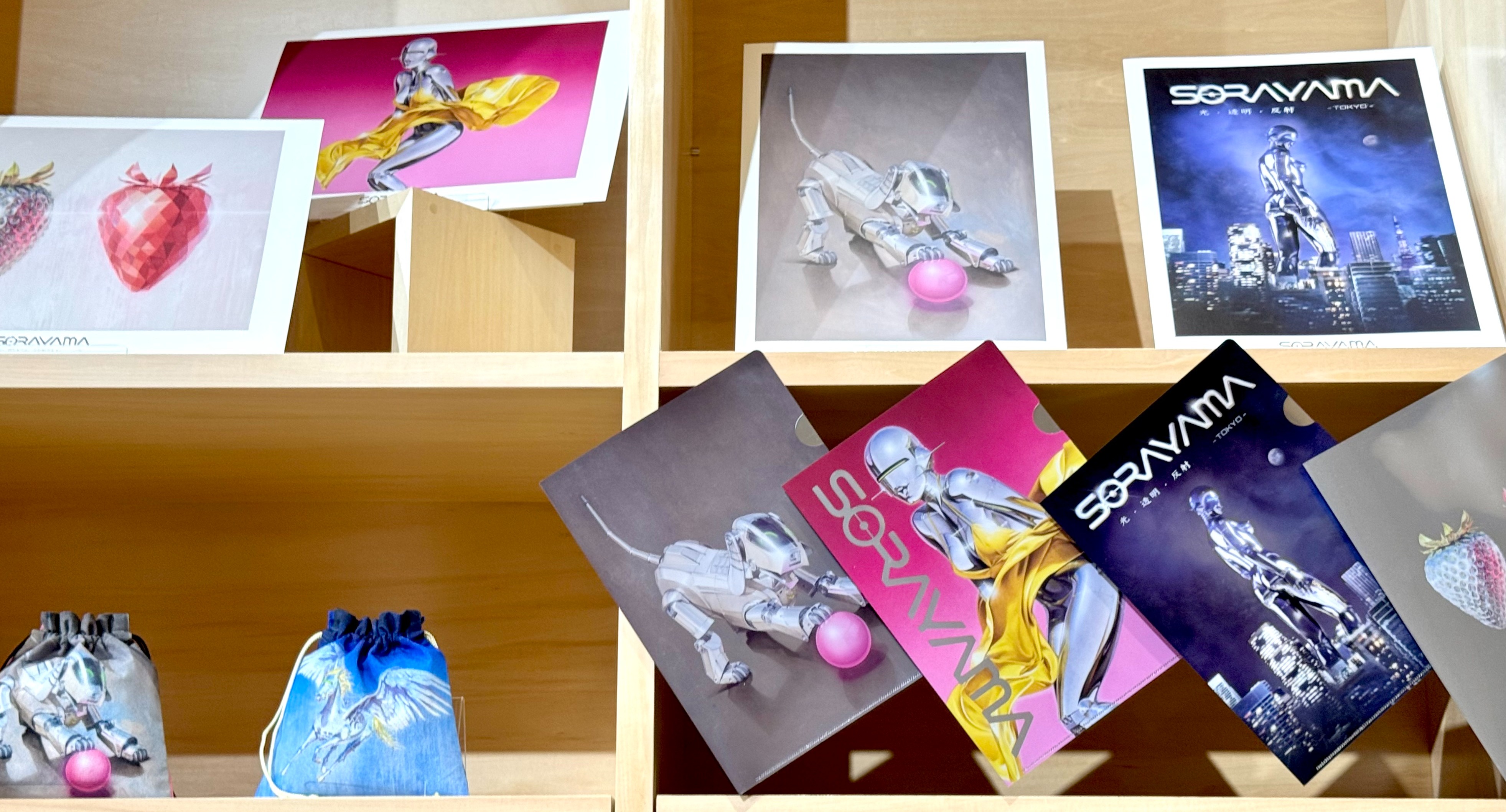 美術館のグッズ】空山基「SORAYAMA 光・透明・反射 -TOKYO