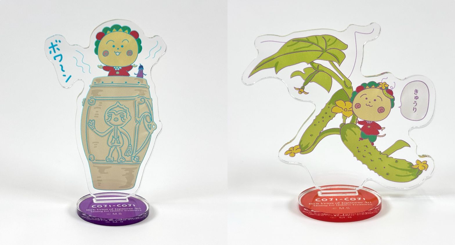 コジコジが「日本美術の鉱脈展 未来の国宝を探せ！」とコラボ。土器