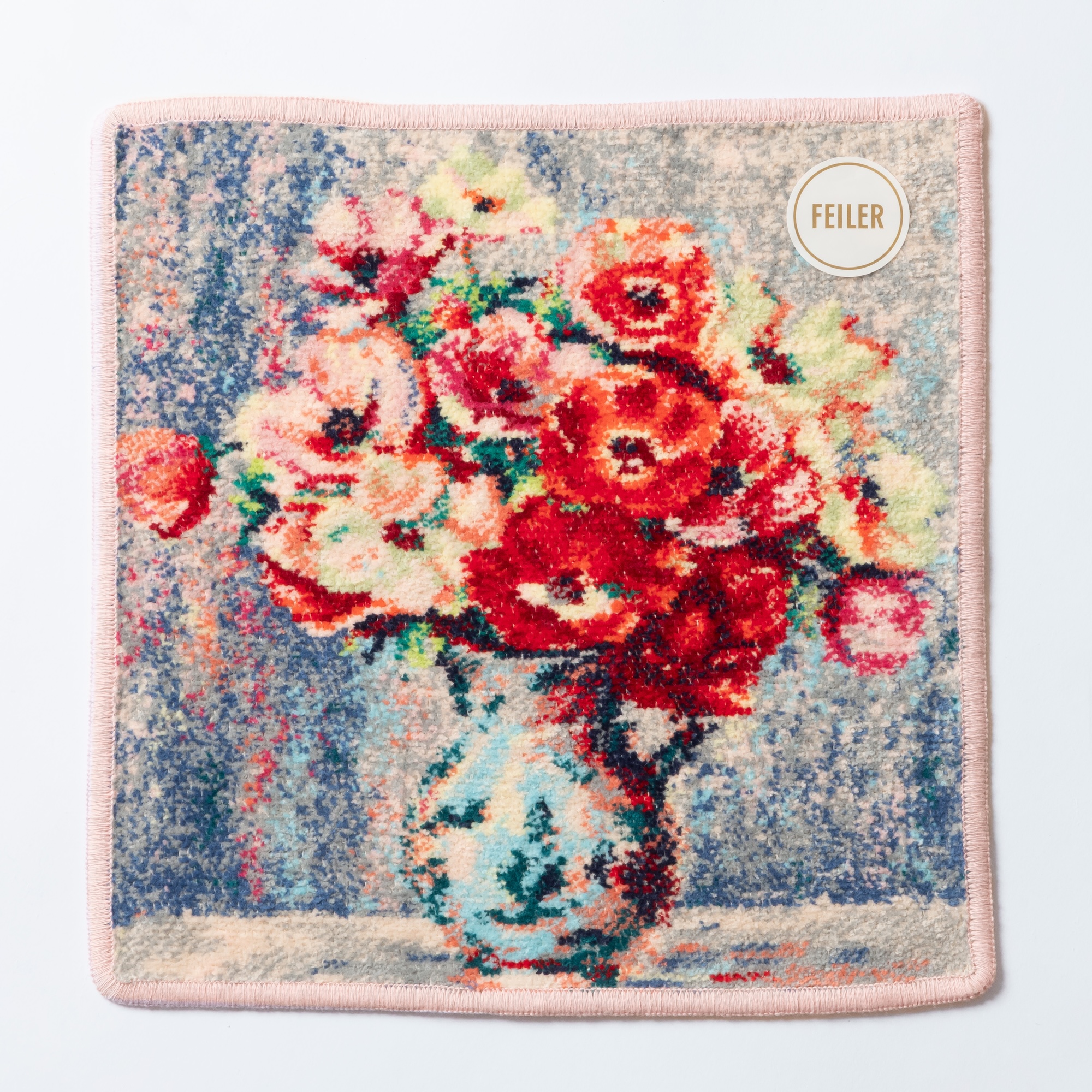 廃盤✨新品タグ付✨FEILERフェイラー 花柄刺繍 アネモネエプロン ポーラ美術館とフェイラーが初コラボ。モネ《睡蓮》、ルノワール