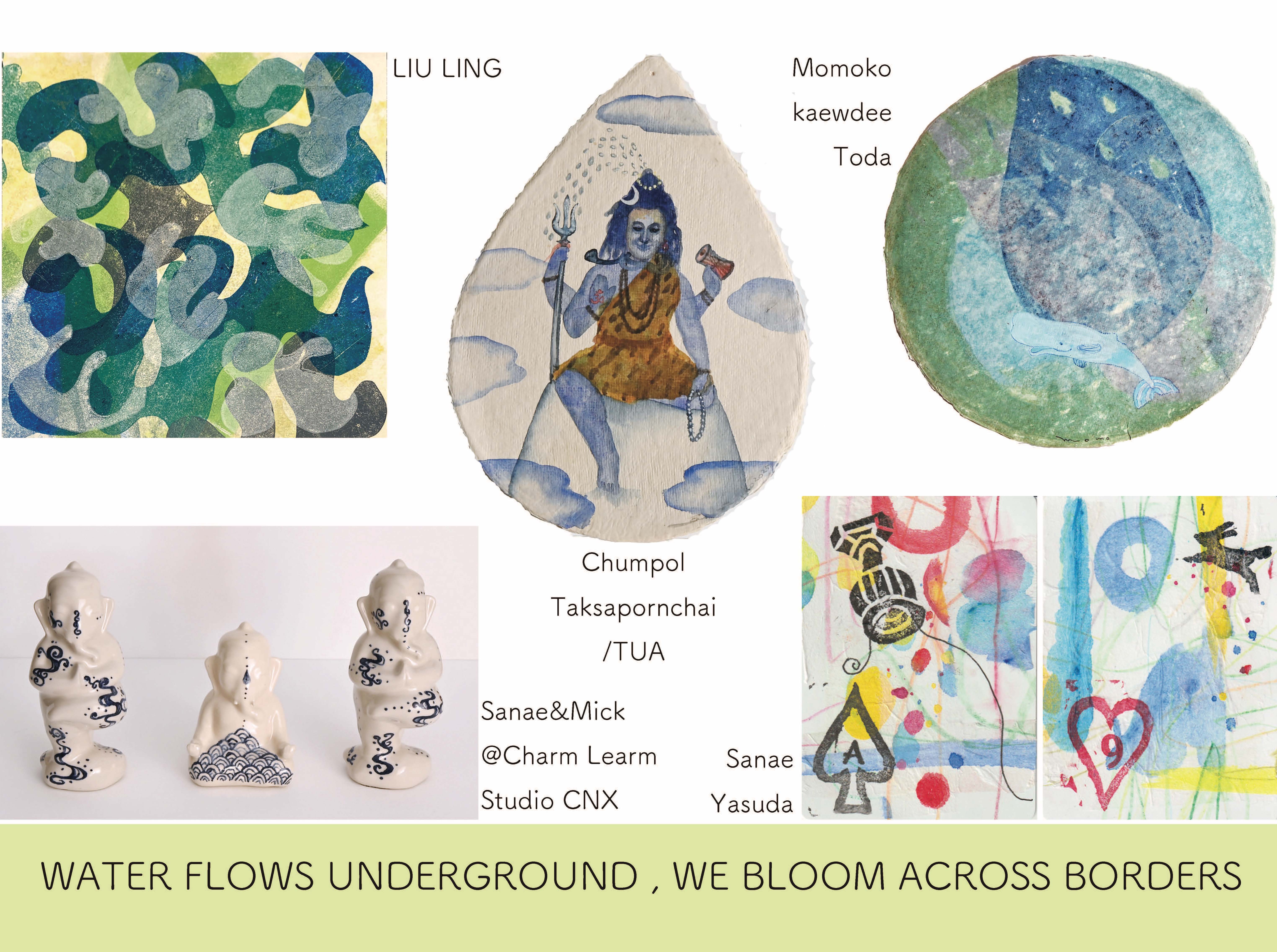 水は地下を流れ、私たちは境界を越えて咲く」 （LAUNCH PAD