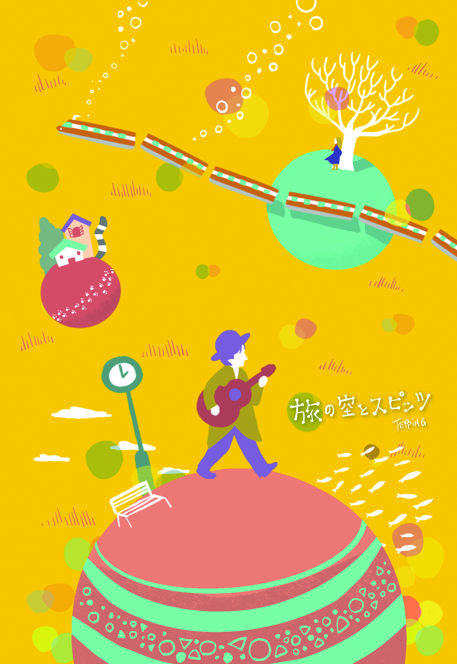 フカザワテツヤ 「旅の空とスピッツ」 （gallery 201） ｜Tokyo Art Beat