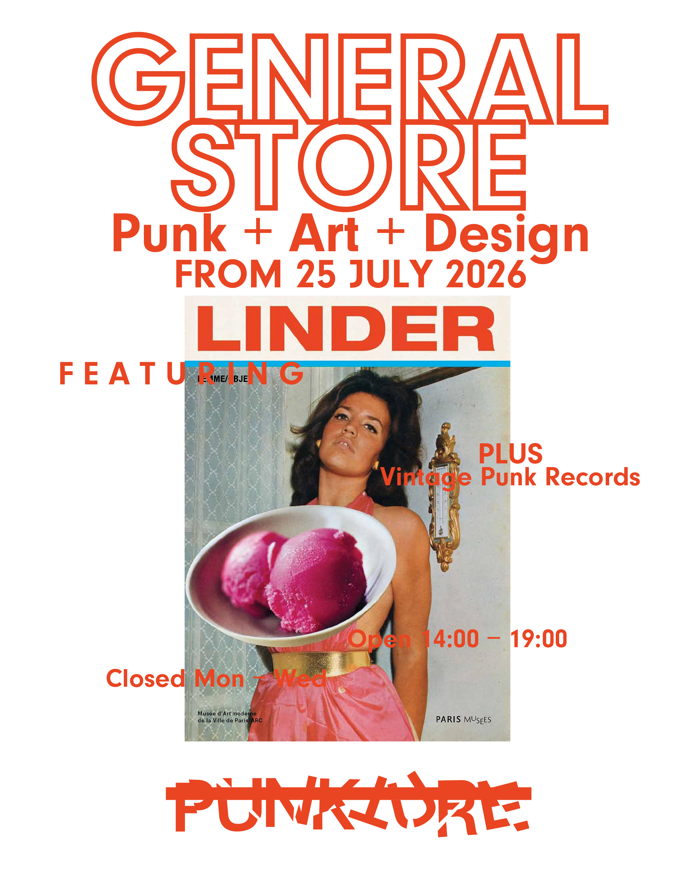 「GENERAL STORE Punk + Art + Design」