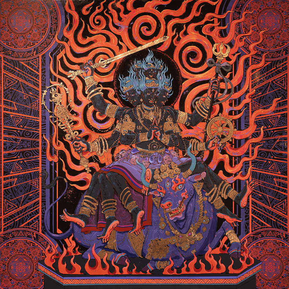 山中現 街の灯 木版画 山中現 街の灯 木版画