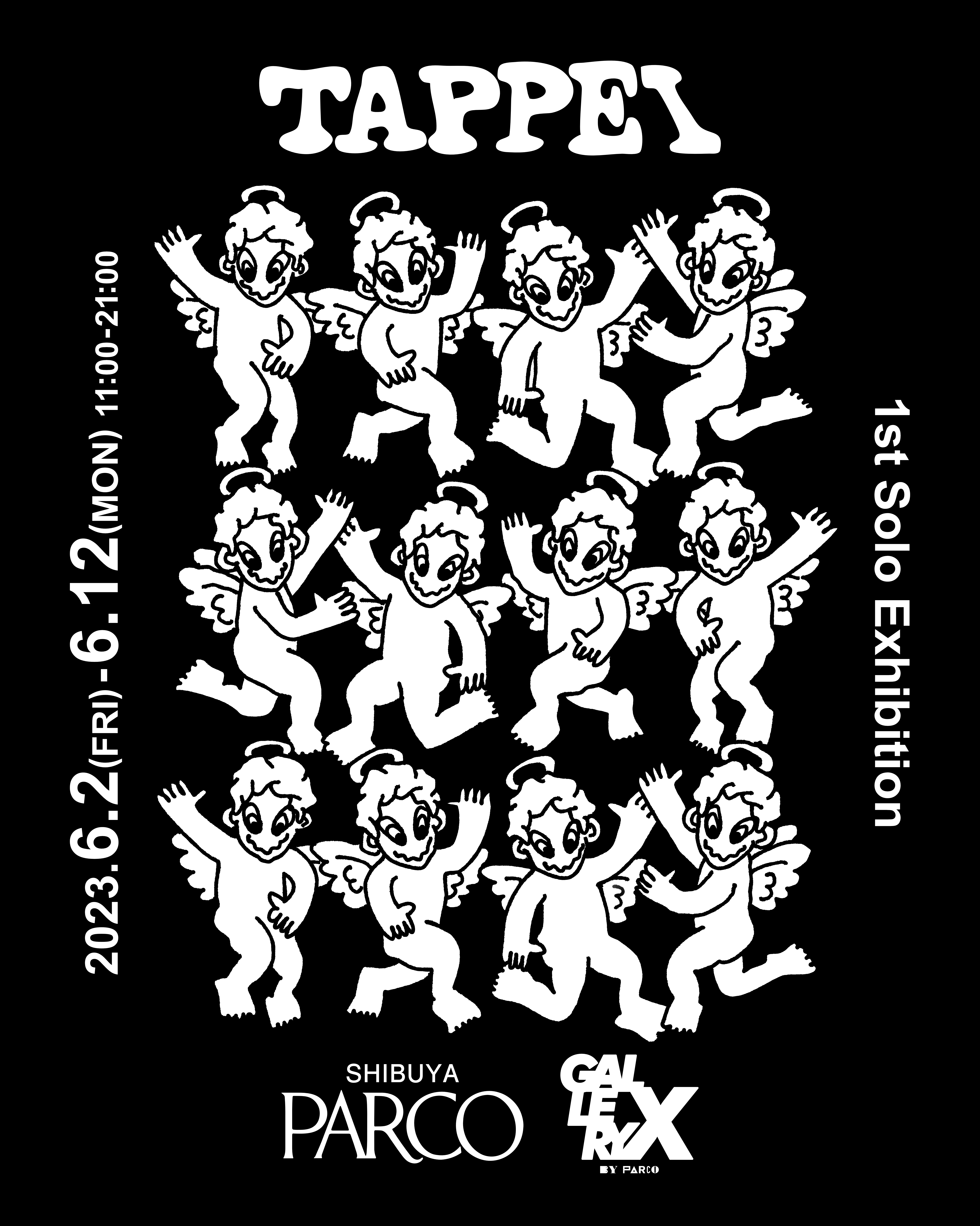 【80】tappei ポスター TAPPEI 1st Solo Exhibition」 （GALLERY X） ｜Tokyo Art Beat