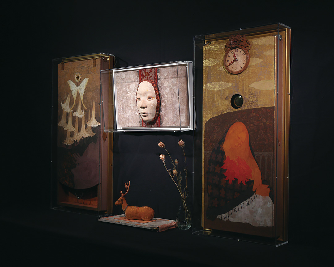 村岡貴美男 秘儀荘 日本画画集 図録 絵画 作品集 作品集刊行記念