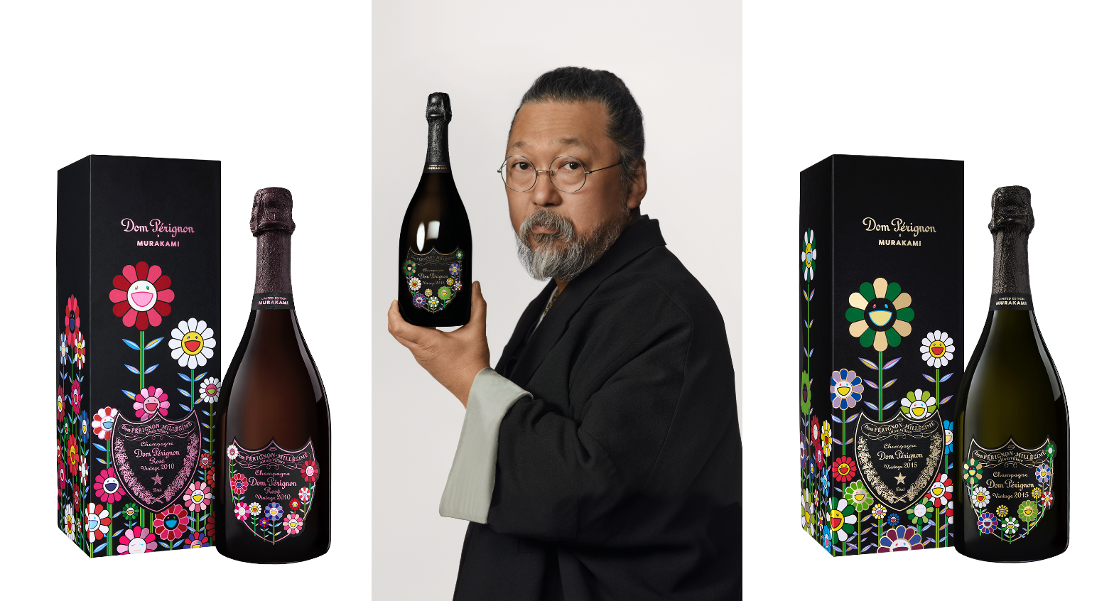 ドンペリ　村上隆　2015 限定　2本set ドンペリニヨン ドン ペリニヨン 村上隆限定ギフトボックス 2本セット