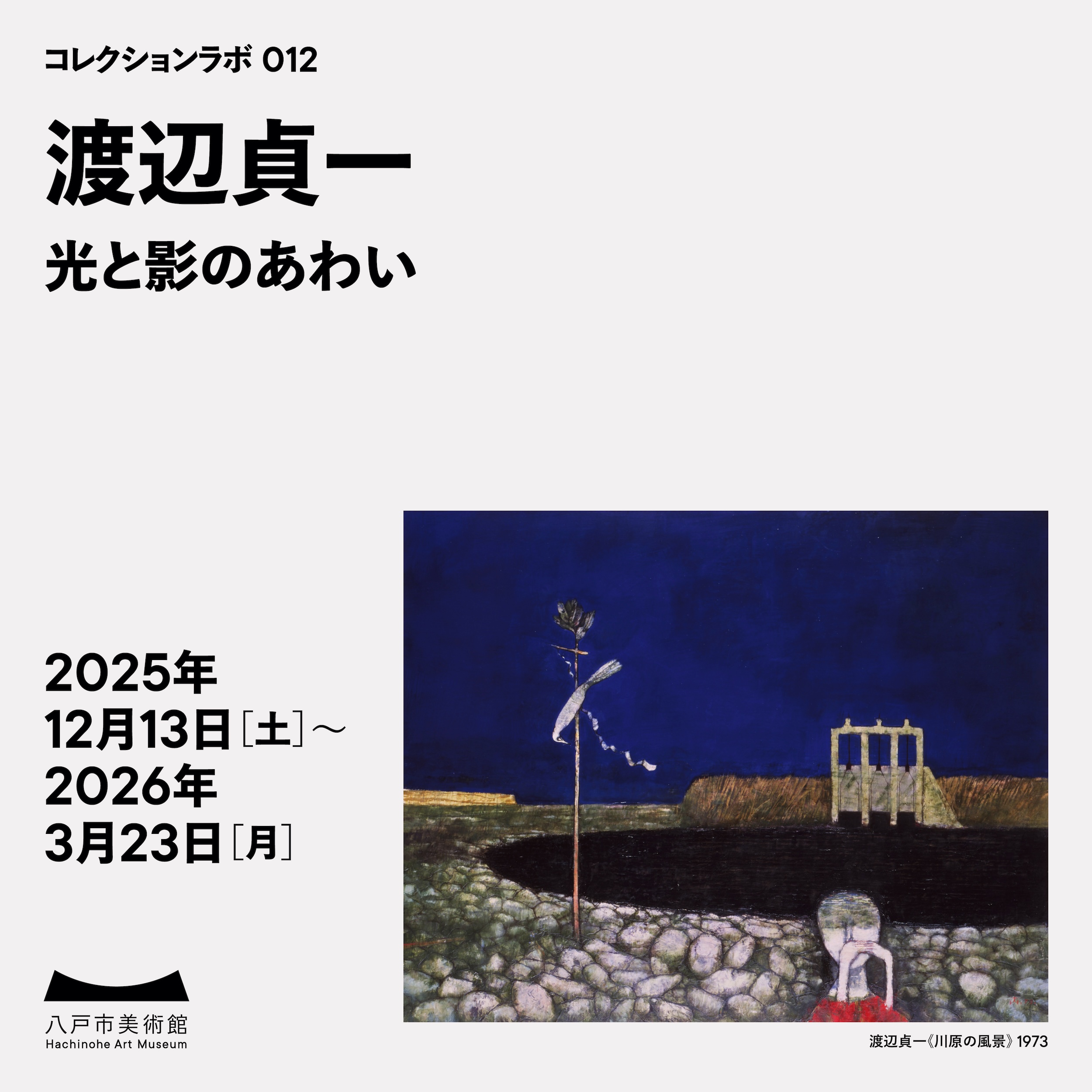 コレクションラボ012 渡辺貞一 光と影のあわい」 （八戸市美術館
