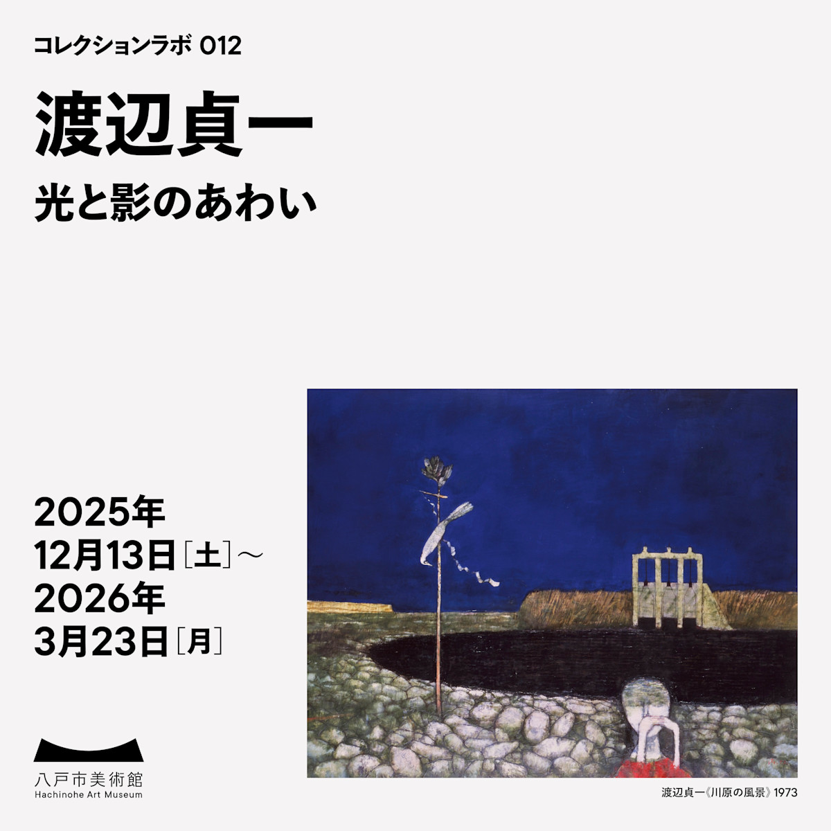 コレクションラボ012 渡辺貞一 光と影のあわい」 （八戸市美術館