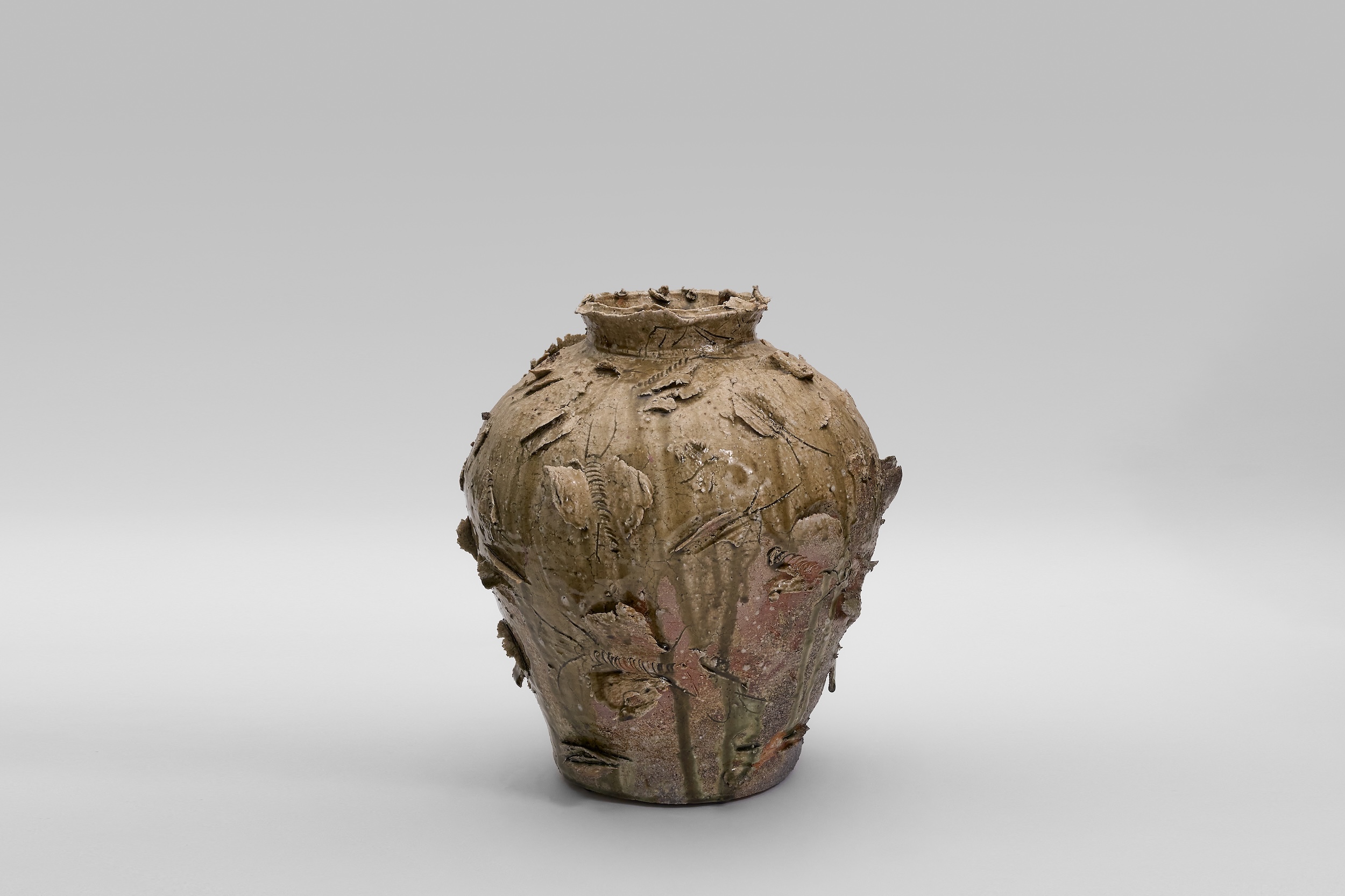 古布５　額　信楽焼　陶製　アート　美術品 古布5 額 信楽焼 陶製 アート 美術品