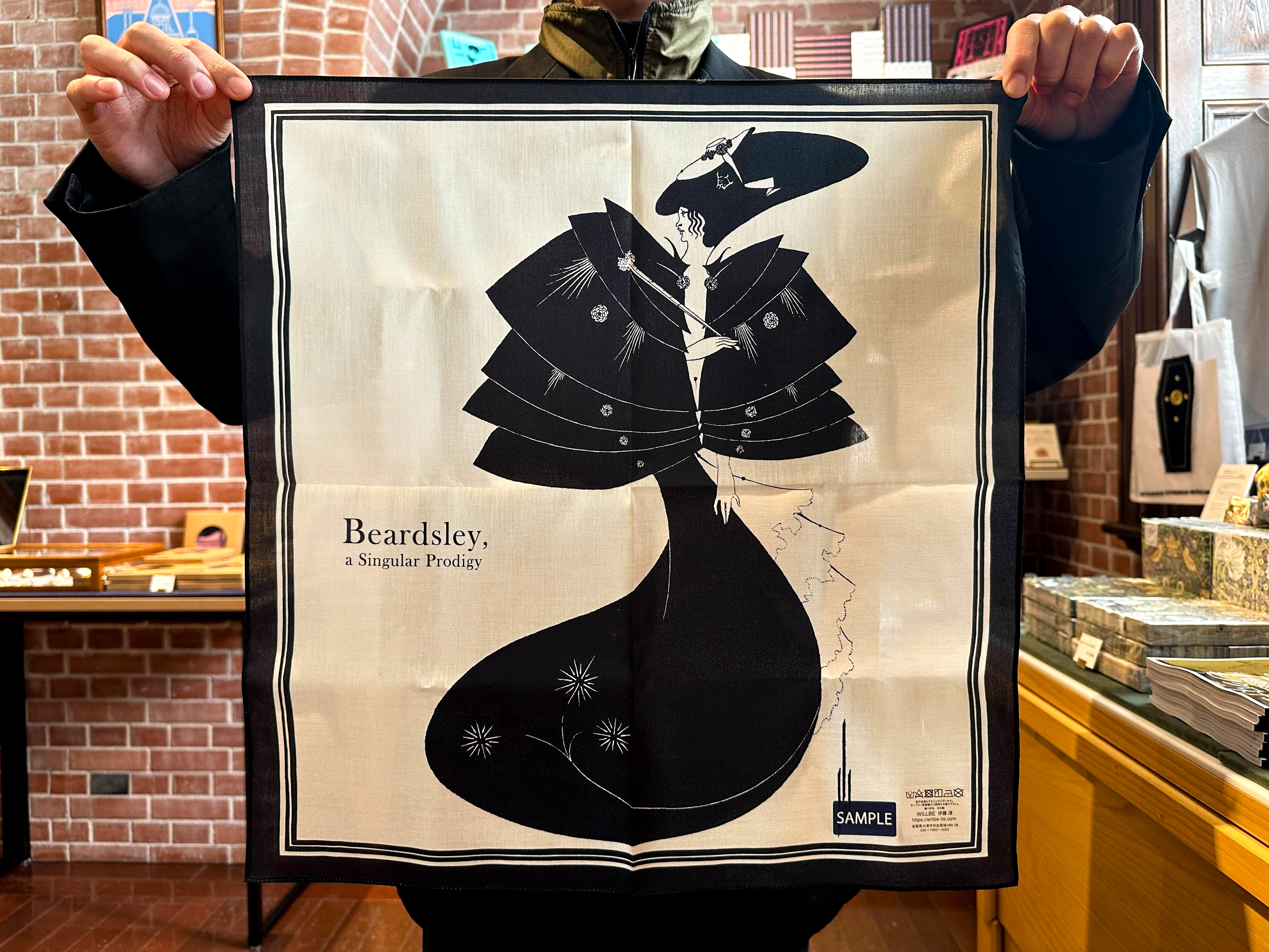 オーブリー・ビアズリー オーブリービアズリー ハンカチ 絵画