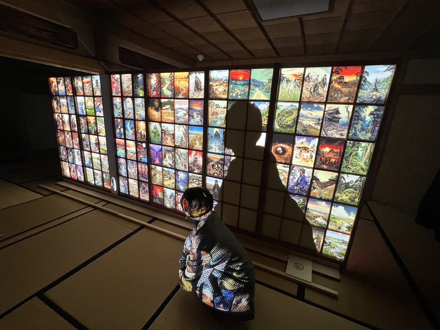 坂根大悟 「和紙障子プロジェクションマッピング 大宮曼荼羅2025