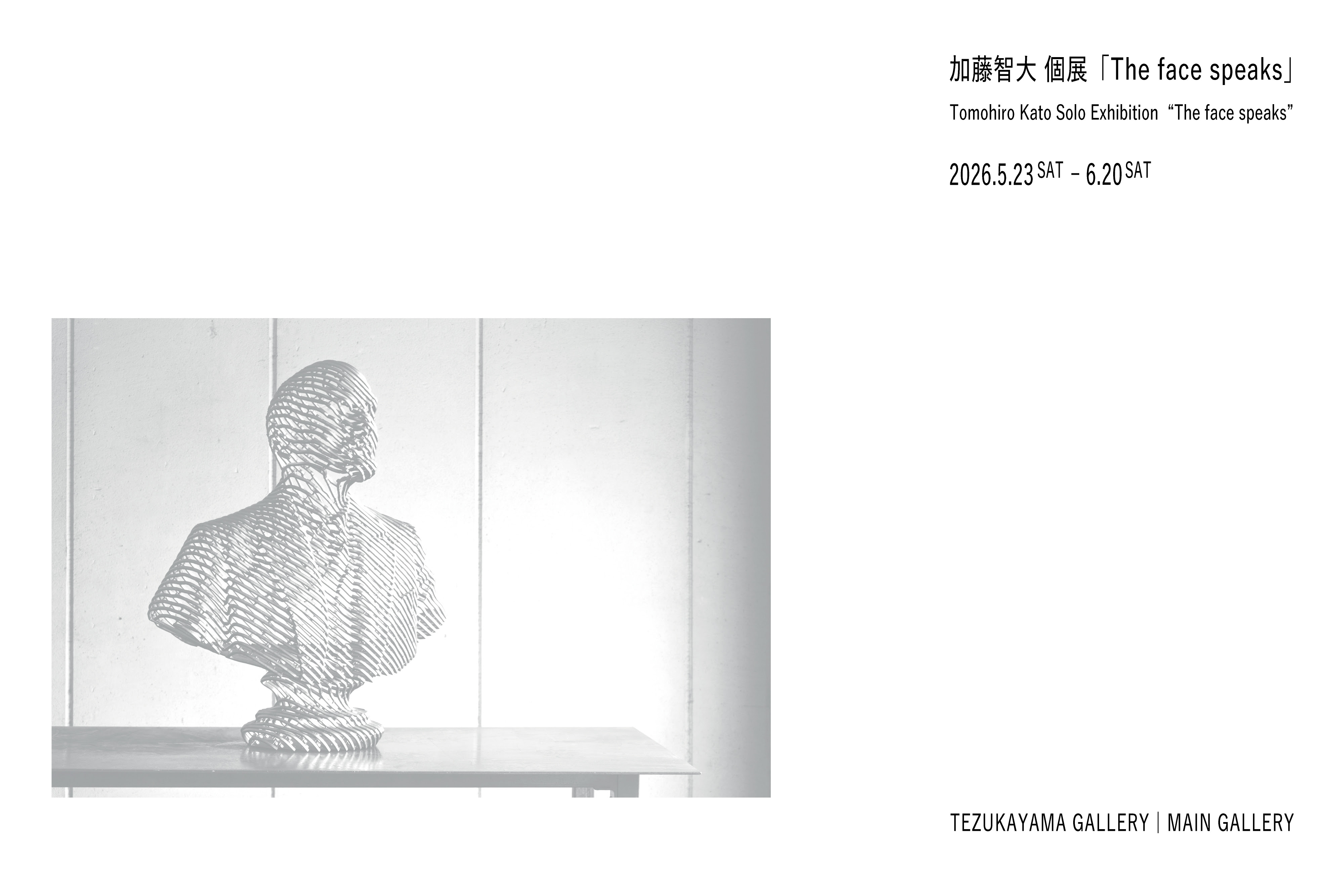 加藤 加藤智大 「The face speaks」 （TEZUKAYAMA GALLERY） ｜Tokyo Art Beat