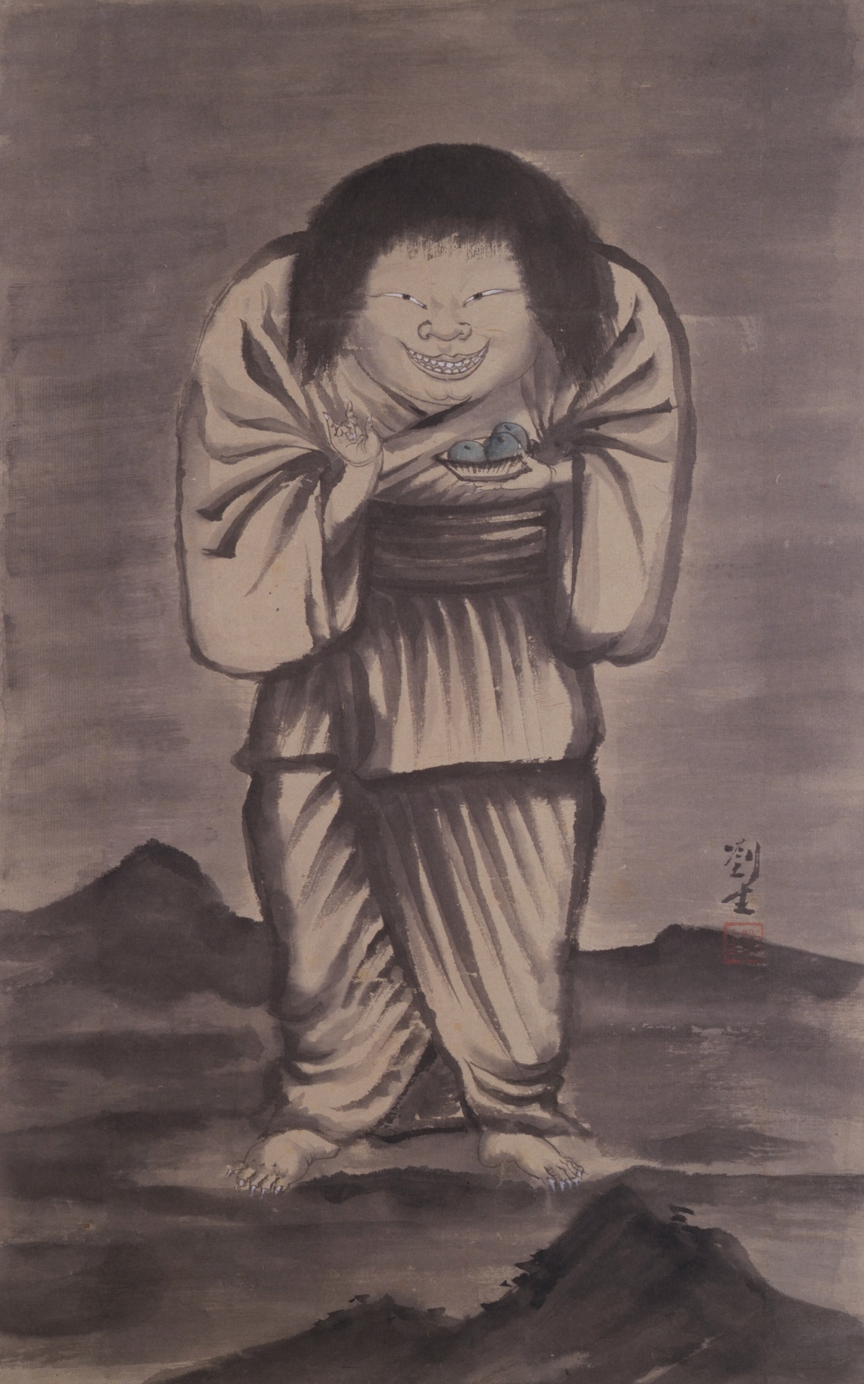 滝川先生佛画。西洋画。昭和時代。1966年。滝川太郎。美品。美術品。 滝川先生佛画 西洋画 昭和時代 1966年 滝川太郎 美品 美術品