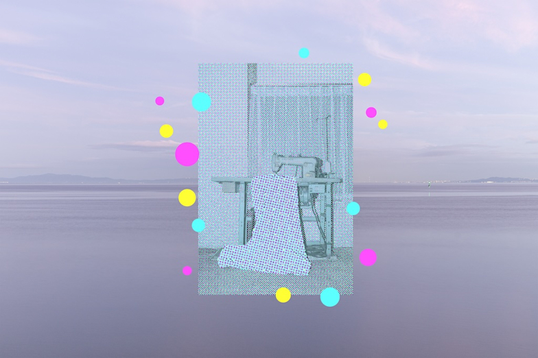 Thomas Cathey アートフレーム パリ サボンパッケージ額絵クローバー