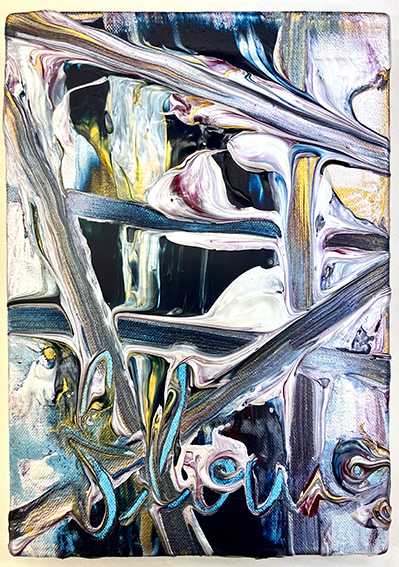 絵画 Tokyo 360 art 近藤昌美 「滝と花と犬」 （東京アートミュージアム） ｜Tokyo Art Beat