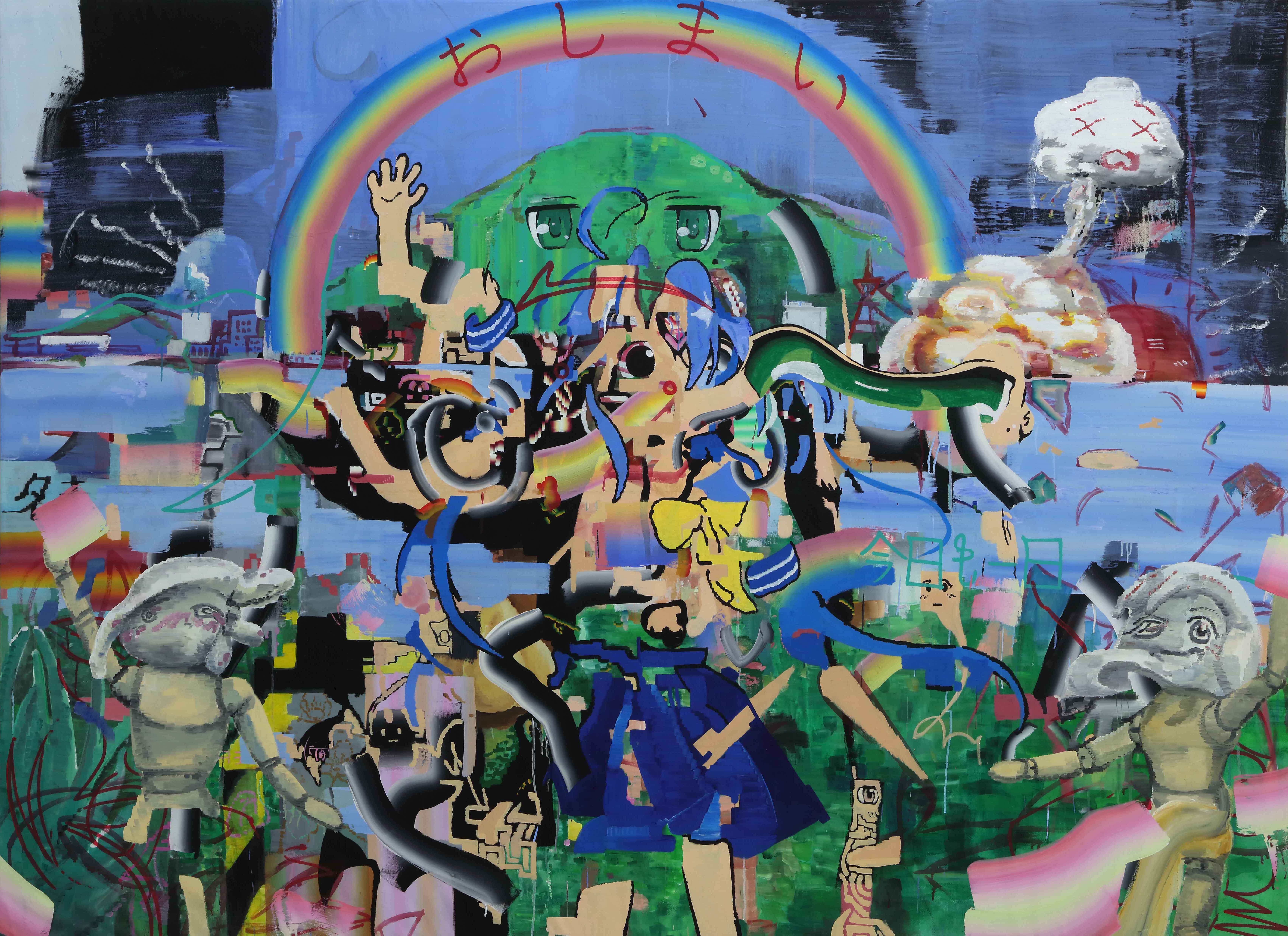 梅沢和木 「刻まれたキメラ、隙間から見えるコア」 （Gallery