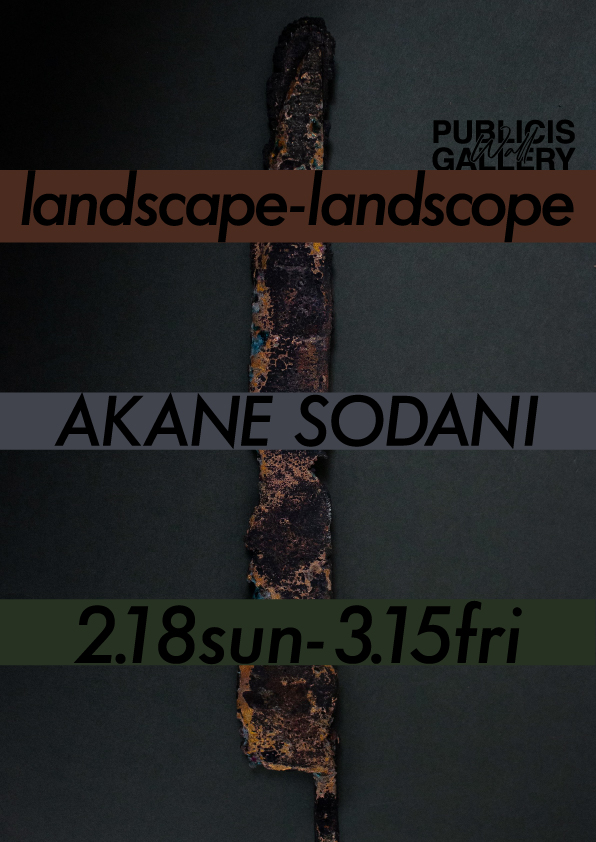 曽谷朱音 「landscape-landscope」 （PUBLICIS WALL GALLERY） ｜Tokyo