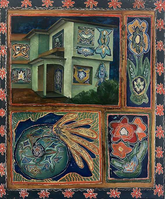 ◆油彩◆金子文雄◆新制作協会◆東京芸術大学◆絵画◆本画◆8号 金子葵 「魔法クラブ2」 （下北沢アーツ） ｜Tokyo Art Beat