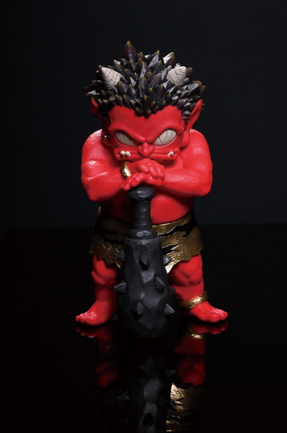 新品　瀧下和之 うすべに鬼 桃太郎 KAZUYUKI 紫　111体 ____________________________20