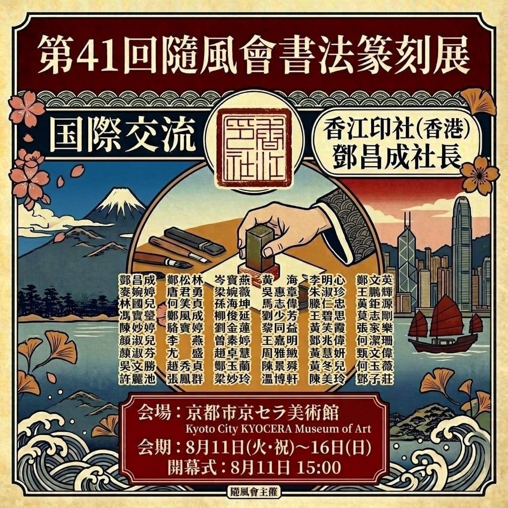 第41回隨風會書法篆刻展」 （京都市京セラ美術館） ｜Tokyo Art Beat