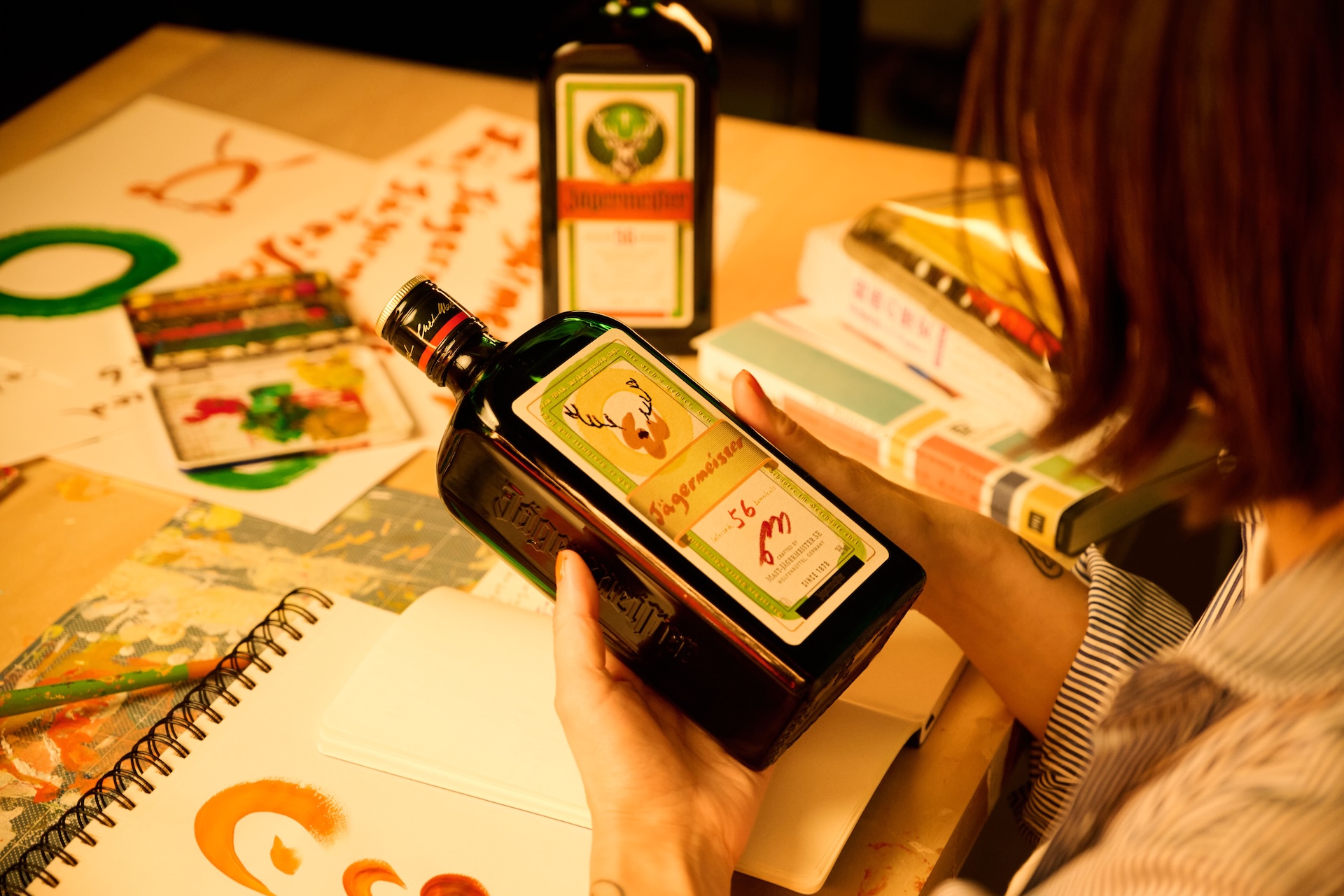 山瀬まゆみによるJägermeisterのコラボレーションアーティスト
