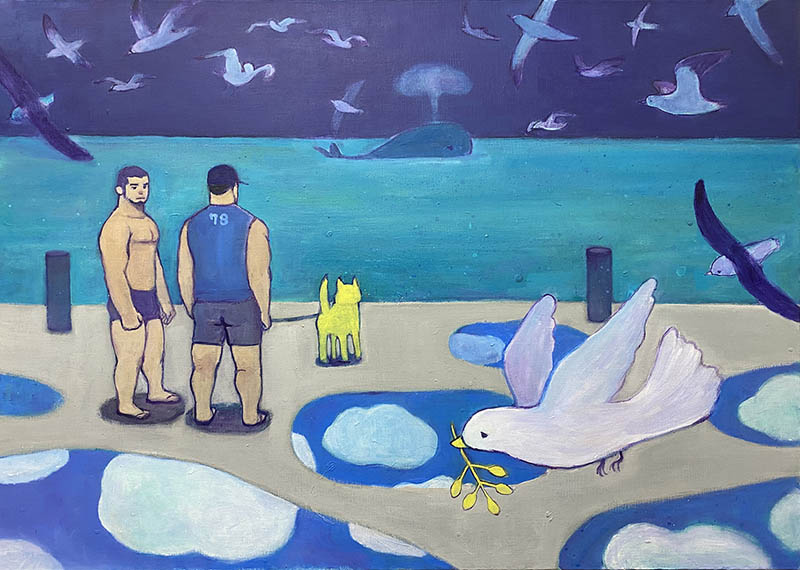 TORAJIRO 「UNDER THE BLUE SKY」 （新宿眼科画廊） ｜Tokyo Art