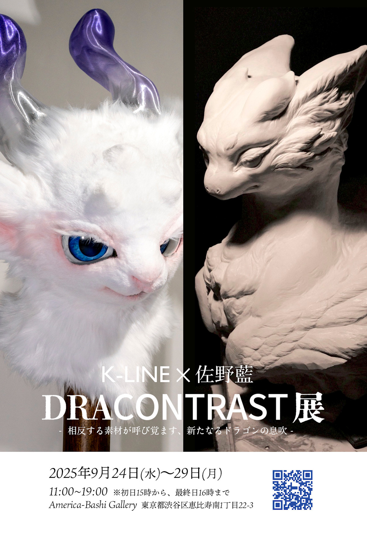 K-LINE + 佐野藍 「DRACONTRAST」 （America-Bashi Gallery