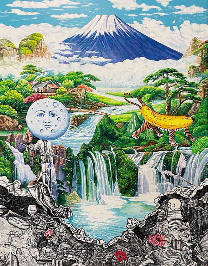 宮崎勇次郎 「ダニエウ・アウベスのバナナ」 （フラットリバー