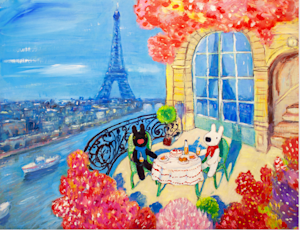 リサとガスパール」の未公開原画25点を展示・販売。日本語版出版25周年