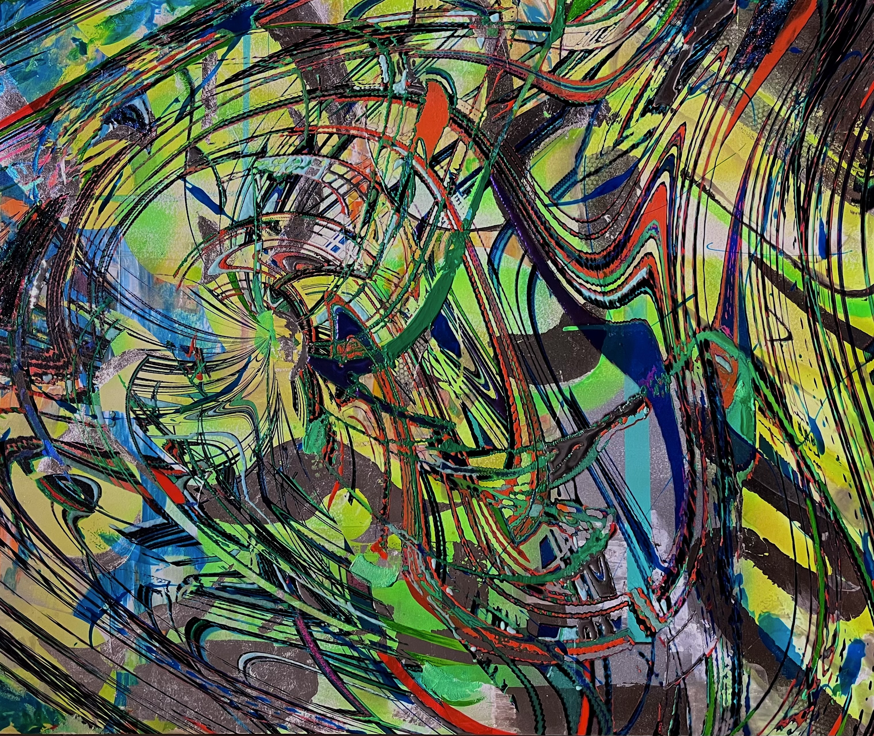 蔓草躍る　　　作者Hiroko.M 白楽所属、 HARUNA SHIKATA 「Overwrite」 （GARDE Gallery） ｜Tokyo Art Beat
