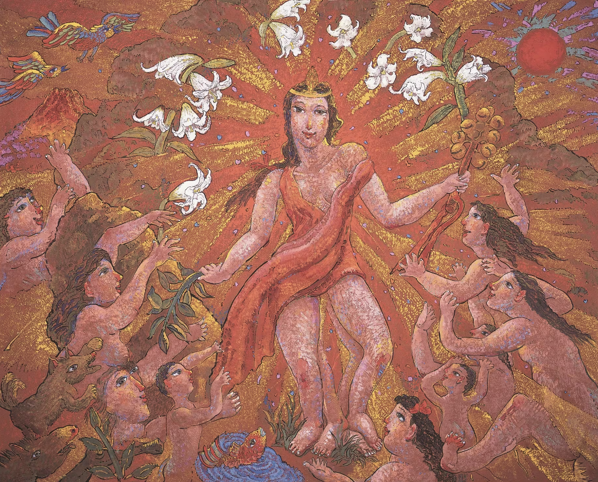 美術の時間に命をかけてつくった【たまGod】 Energy －Gods of Nature－ エネルギー ～自然界の神々～（前期展