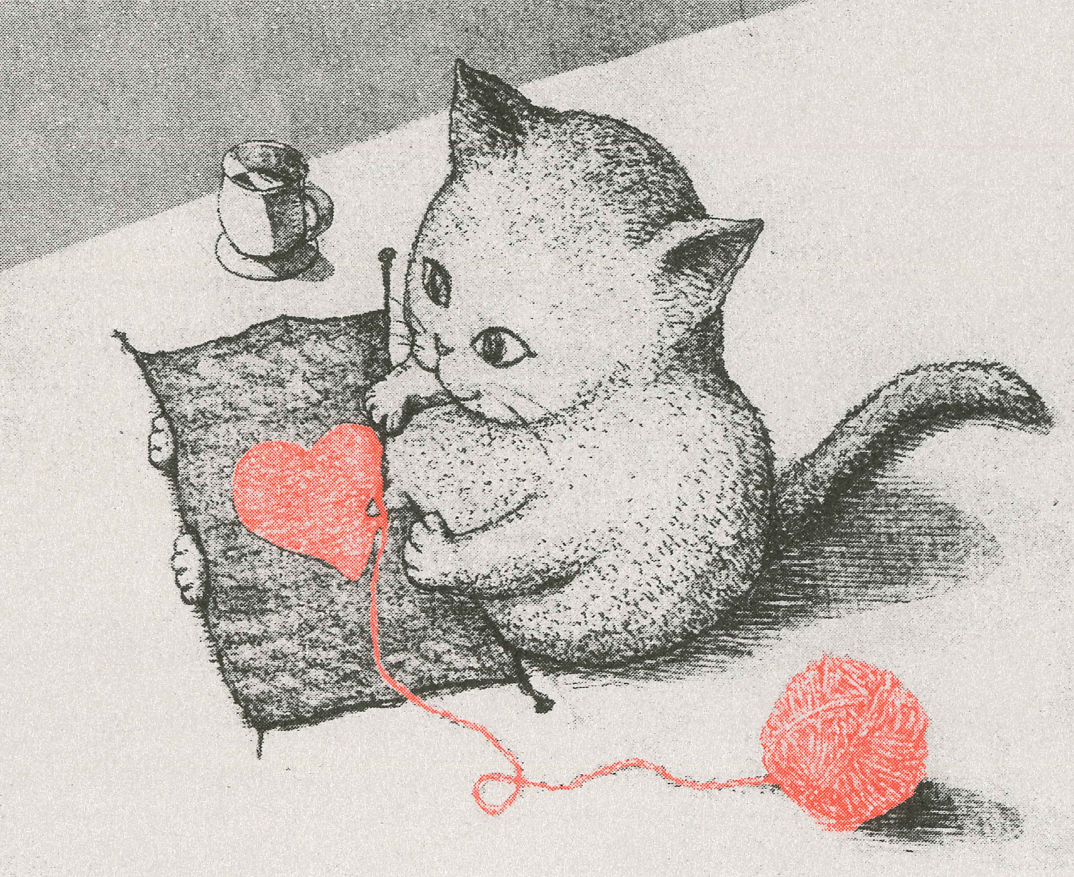 寺澤智恵子　コーヒー待ち　銅版画 寺澤 智恵子 銅版画「コーヒー待ち」＊シート - y art gallery