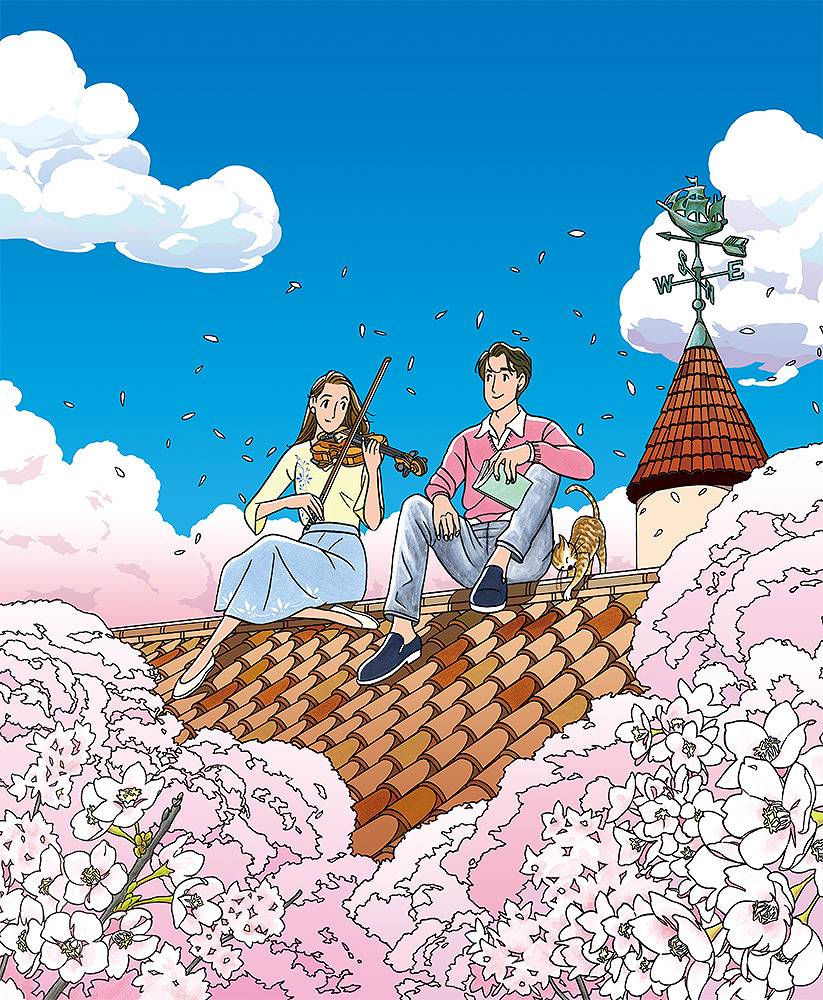 岡島開店一周年記念『わたせせいぞう展』～ハートフルな春風