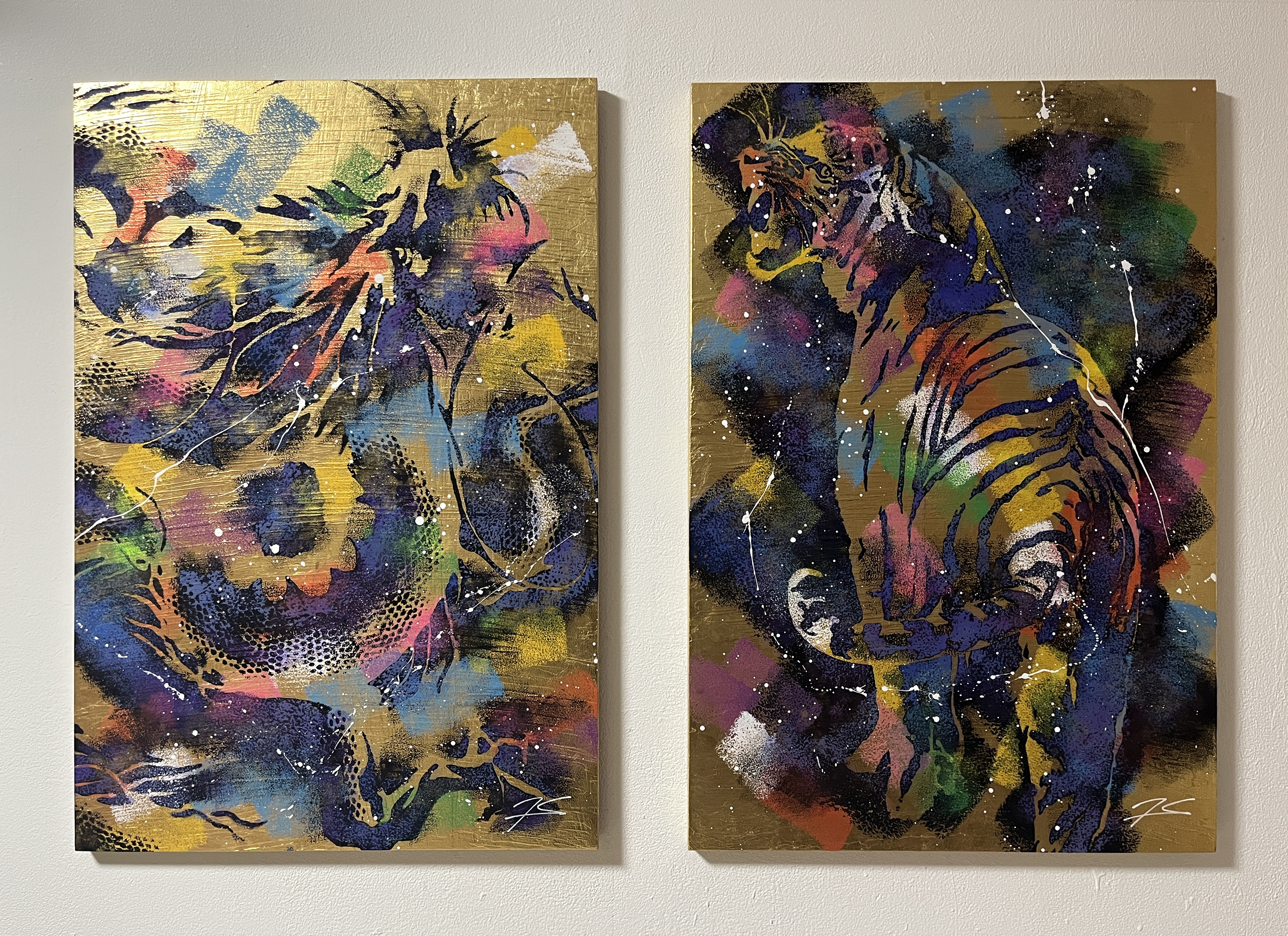 ローラー ペイント Takeshi Sato さとうたけし 絵画 さとうたけし / Rainbow Tiger – PJarts Tokyo