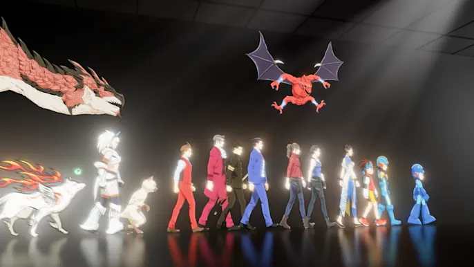 歴代人気キャラクターが勢揃い！ゲーム制作の裏側に迫る「大カプコン展