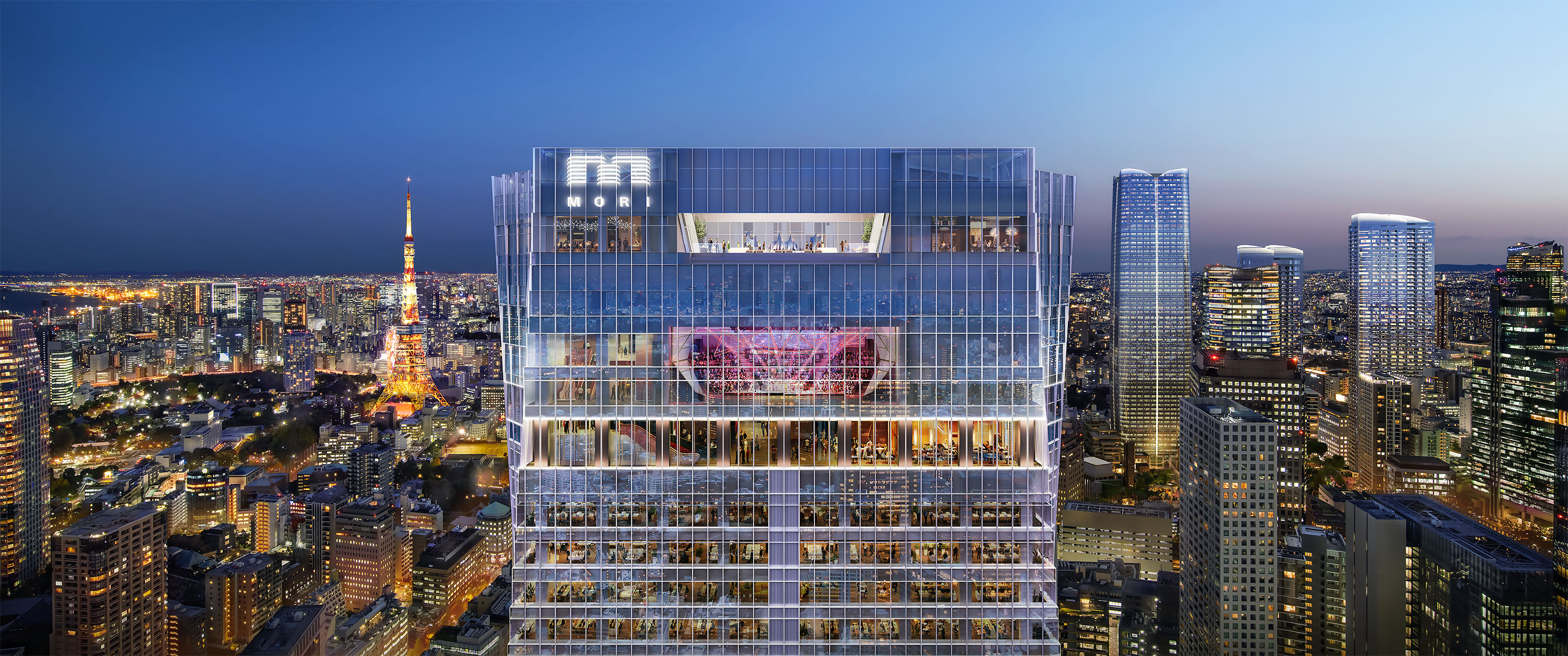 アート・デザイン・音楽 COMPOSITION TORANOMON TOWERS Toranomon Hills Station Tower | OMA | Archello