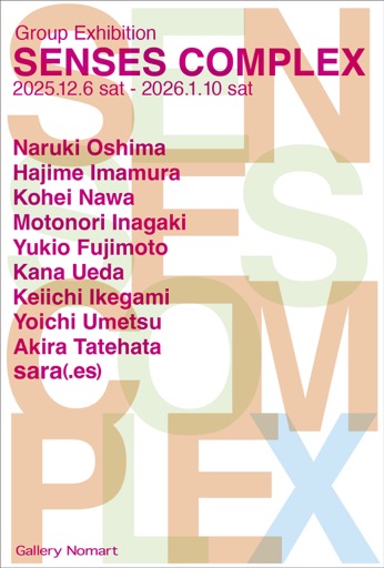 SENSES COMPLEX」 （Gallery Nomart（ギャラリーノマル）） ｜Tokyo