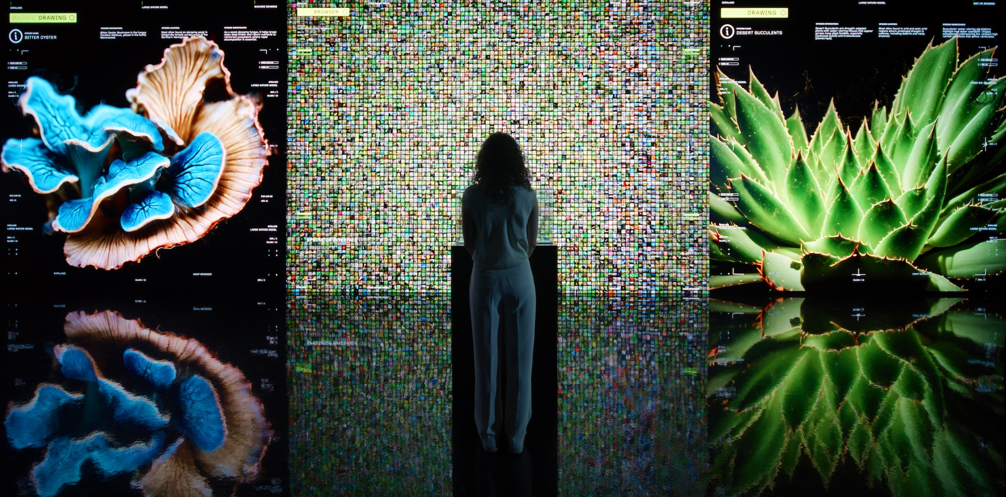 世界初のAIアート美術館「DATALAND」がLAに開館。 こけら落としは熱帯