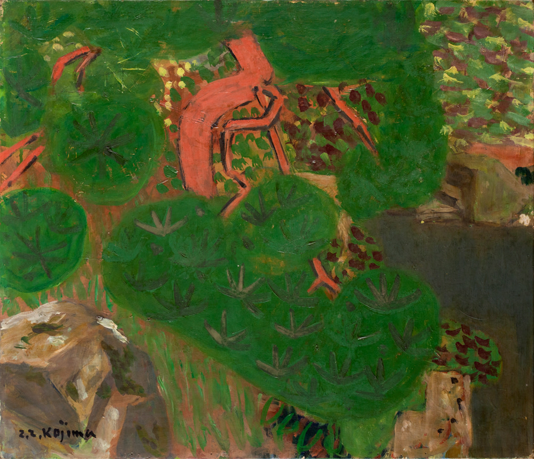 児島善三郎、ダリア、額装用画集の一部、希少、新品額付 忙しかっ 送料  