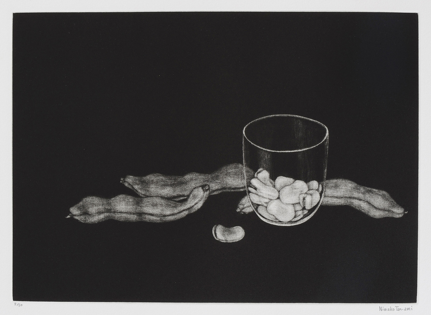 丹阿弥丹波子 リトグラフ NIWAKO TAN-AMI銅版画 直筆サイン 額縁 丹阿弥丹波子 リトグラフ NIWAKO TAN-AMI銅版画 直筆サイン 額縁
