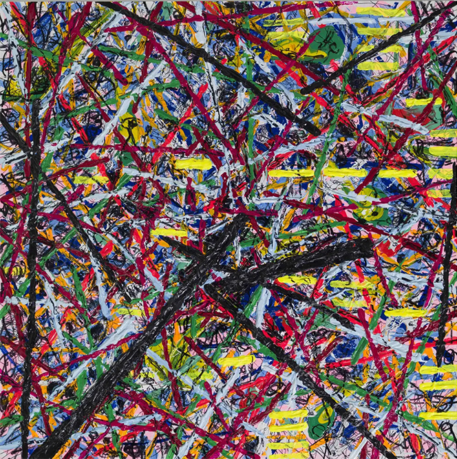 絵画 倉持 Title: Memphis Artist:Jalen Geometric Abstract Expressionism