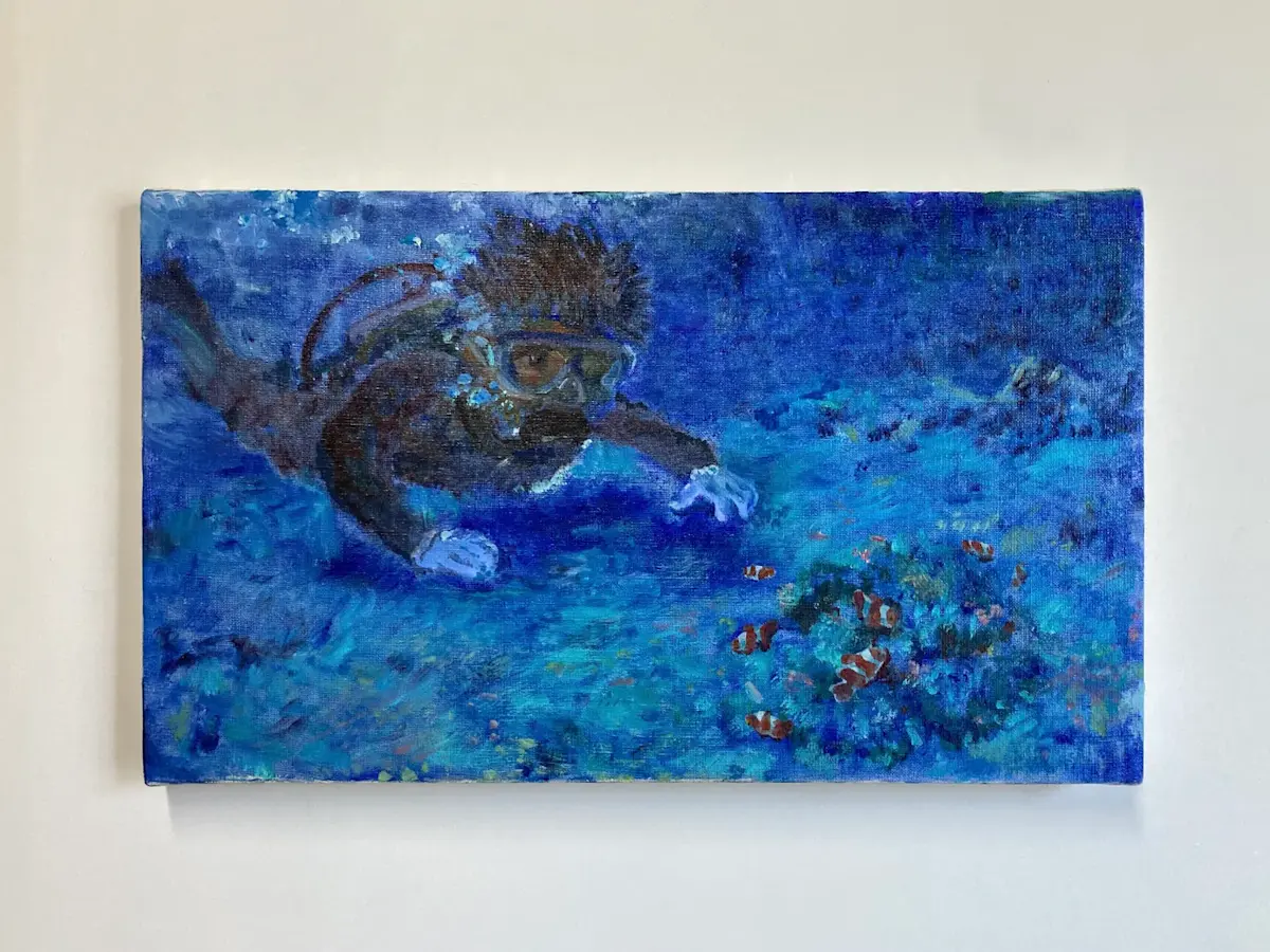 清方 「青い絵」 （Art Spot Korin） ｜Tokyo Art Beat