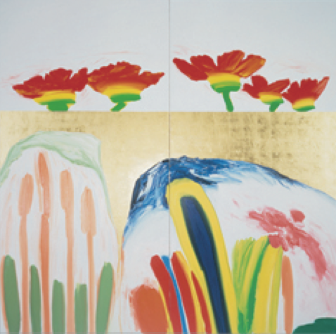 田淵安一、ヒルデガルドの庭園、希少画集画、状態良好、新品高級額装付 2006_BFBF?w=1200