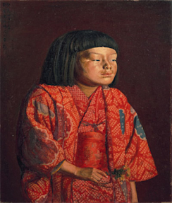 岸田劉生 油彩画