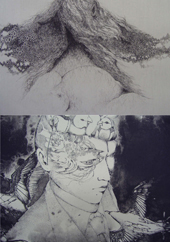 ★A1★箕輪 千絵子 Chieko Minowa 銅版画「トイレ」限定25部 箕輪 千絵子 | Art Scenes アートシーンズ | お気に入りのアート