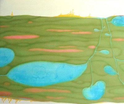 【真作】絵画　作者不詳　アクリル画　砂丘　風が描く自然のアート　U11 真作】絵画 作者不詳 アクリル画 砂丘 風が描く自然のアート U11